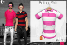 .:: shirt Cestar Button - White and Pink ::.