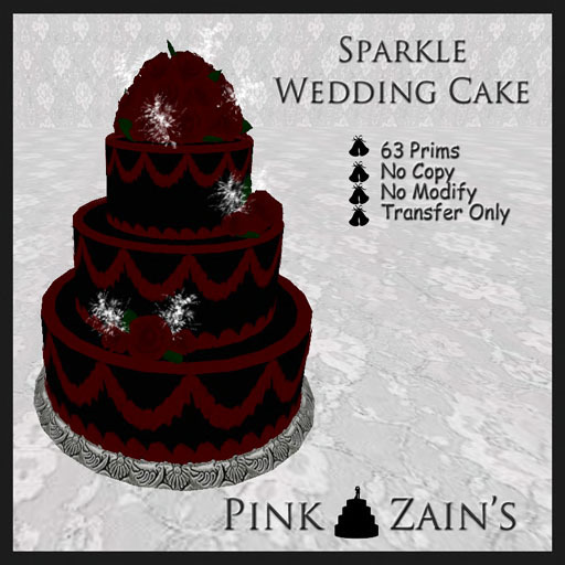 Wedding Cake Sparkles - Goth