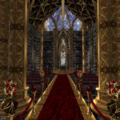 Church Gothic Red And Black BOXED