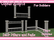 *CUPIDS* 3D SCULPTS Deck Pillar and Rails