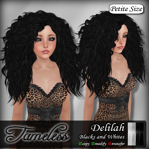 Tameless Hair Delilah (petite) - Blacks and Whites