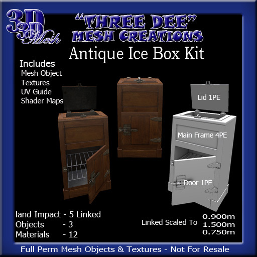 TD Mesh Antique Ice Box Kit