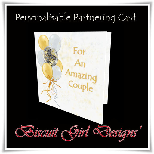 CARD ~ For An Amazing Couple ~  Personalisable