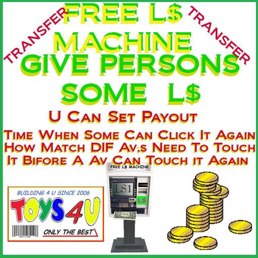 Free L$ Machine TRANSFER VERSION BOXET