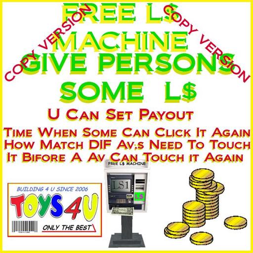 Free L$ Machine COPY VERSION BOXET