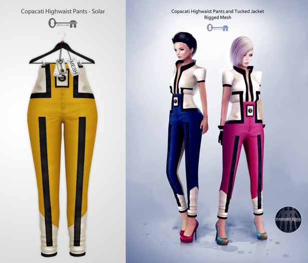 The Secret Store - Copacati Highwaist Pants - Solar 