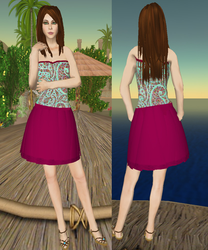 .:*CE*:. Vestido Granate
