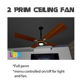 .::[LBS]::. 2 prim Ceiling Fan v3 - Full Perm