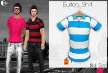 .:: shirt Cestar Button - White and Baby Blue ::.