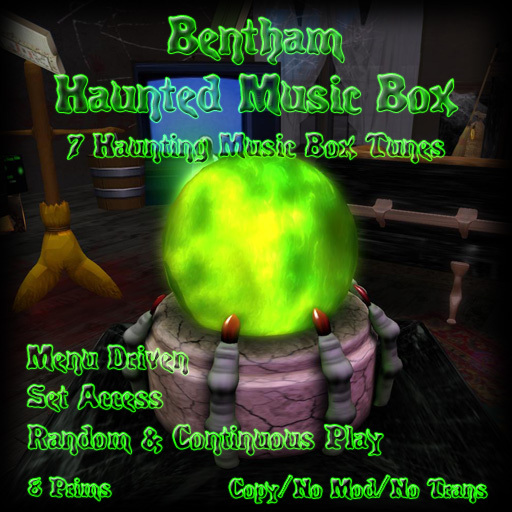 Bentham Haunted Music Box Green (Boxed)