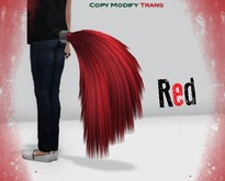 ~NFC~ Red fluffy tail (boxed)