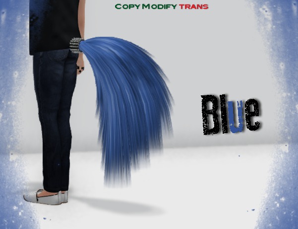 ~NFC~ Blue fluffy tail (boxed)