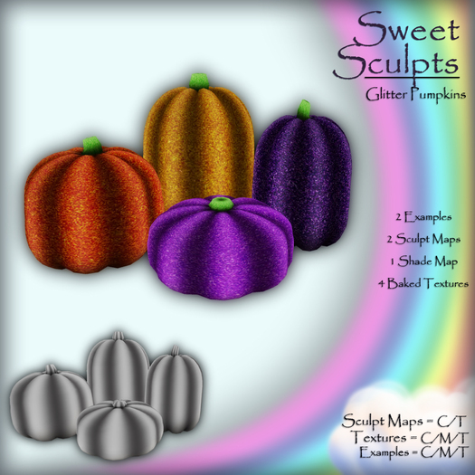 Glitter Pumpkins Builders Kit