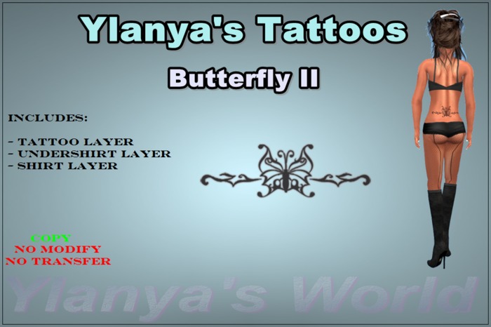 Ylanya de Tatouages: Papillon II