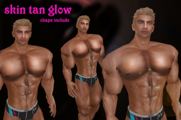 skin glow bodybuilder deep tan