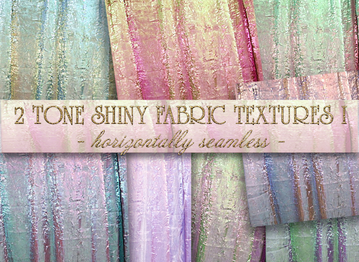 FULL PERM 2 Tone Shine Fabric Textures I