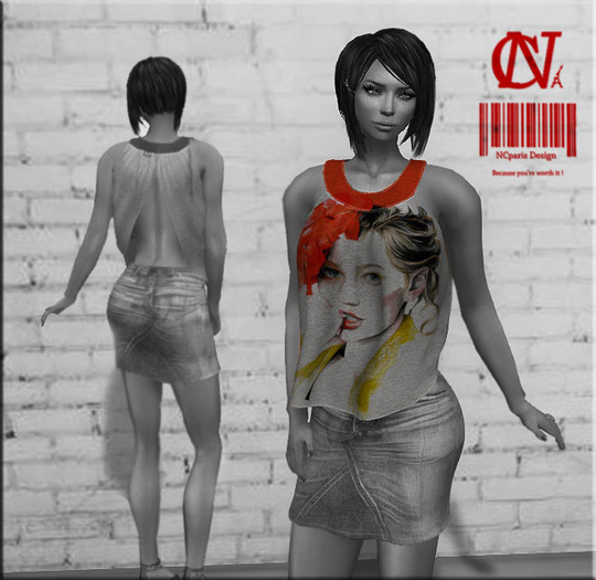 NCparis Sweater Top MESH FREE Limit Time