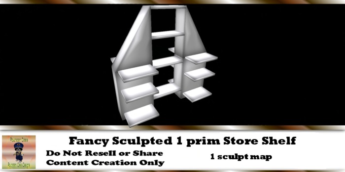 Fancy Sculpted Store Shelf By Powhatan