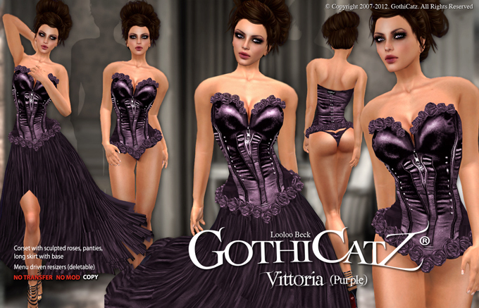 >>GothiCatz<< Vittoria (Purple)