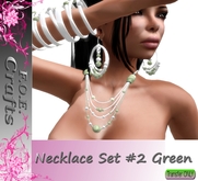 F.O.E. Crafts Necklace Set #2 Green