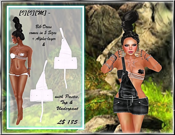 [I][I][M] - Bib-Dress White