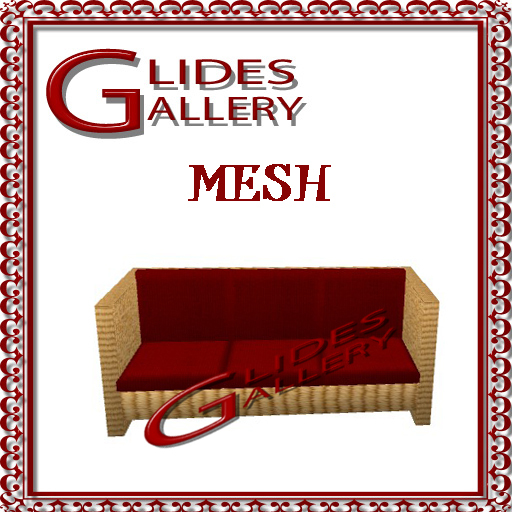 outdoor couch 3 seats mesh