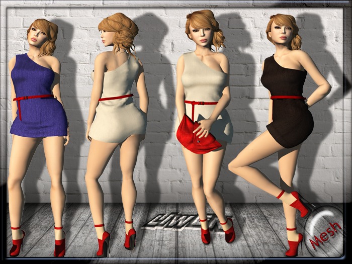 .:.LIWEN.:. One Shoulder Dress  (Fatpack)