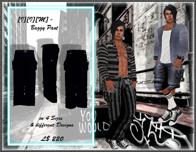[I][I][M] - Baggy Pant DarkBlue