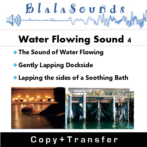 Water Flowing Sound 4 - Soothing Bath, Lazy Dockside