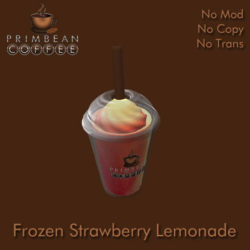 [Primbean Coffee] Frozen Strawberry Lemonade