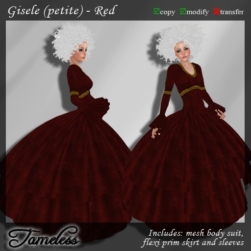 Tameless Gisele (petite) - Red