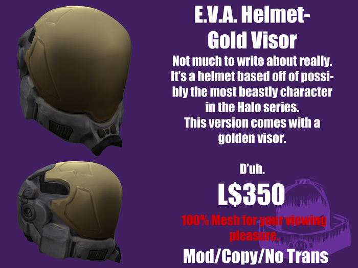 **SALE** E.V.A. Helmet - Gold -[FHA]-
