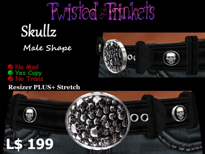 Skullz Belt (male)