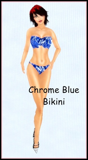 Chrome Blue Bikini