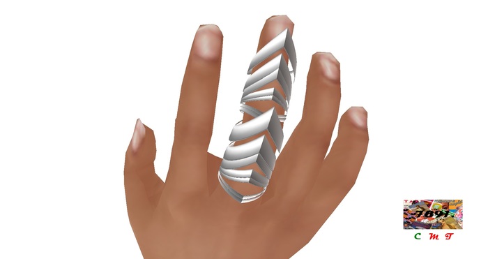 [7891.] - Wick Ring - Silver (W\Resize)