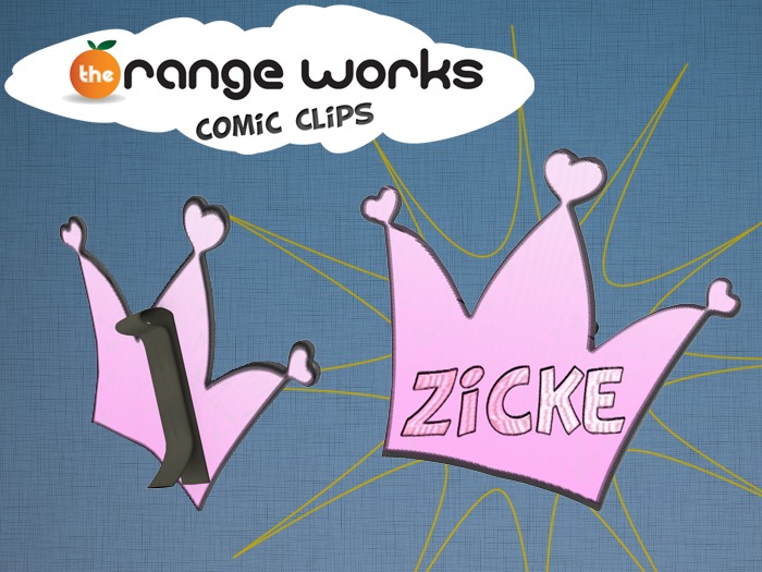 Comic Clips Crown - Pink