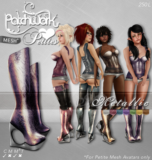 PWH Petites Metallic Pewter