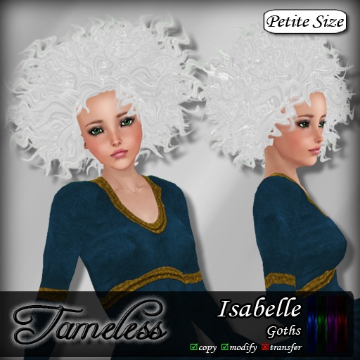 Tameless Hair Isabelle (petite) - Goths