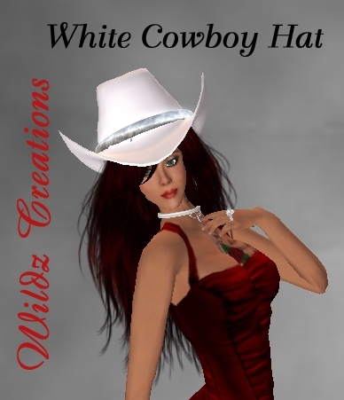 ~WC~ Basic White Cowboy Hat