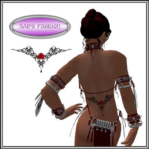 !!Sap's Fashion: LBack - Tribal Rose #3