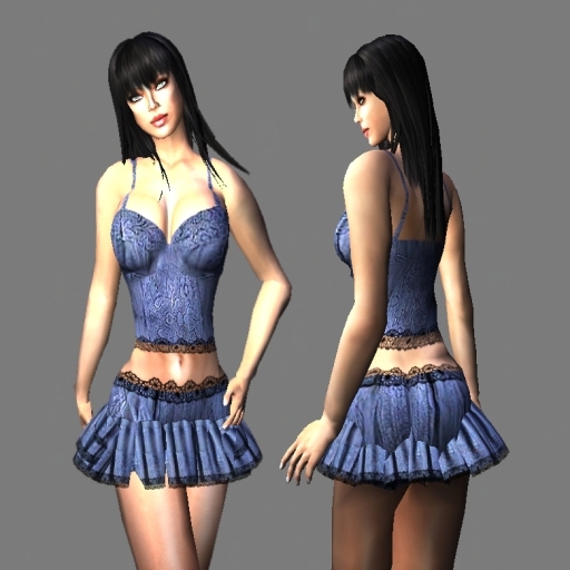 KL Gar36 blue - SEXY DRESS- GOTHIC -CASUAL DRESS- WOMEN`S DRESSES- DRESS