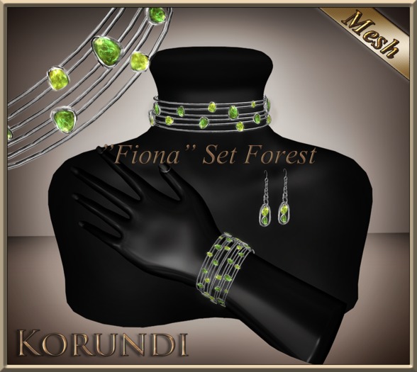 -Korundi- Fiona Set Forest