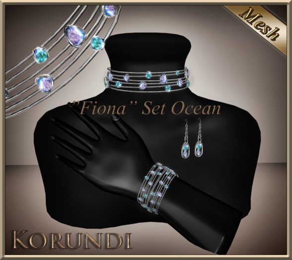 -Korundi- Fiona Set Ocean