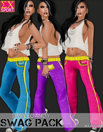 SimpleCandy - MESH SC Sport Pants [SWAG PACK]