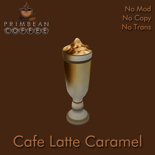 [Primbean Coffee] Cafe Latte Caramel