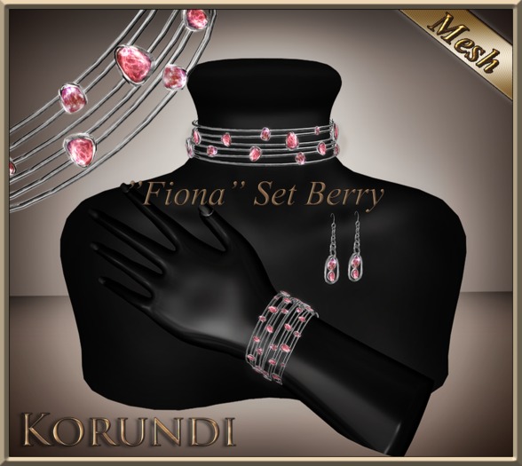 -Korundi- Fiona Set Berry
