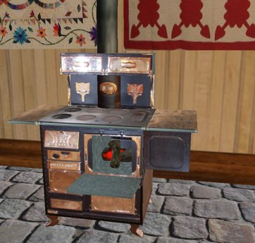 Second Life Marketplace - Monarch antique Wood Cookstove