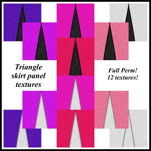 Eternal Creativity ~ Triangle skirt panel textures pack 3