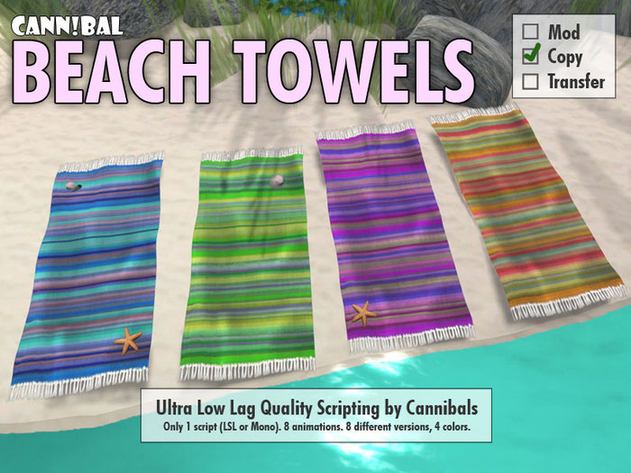 Cann!bal Beach Towels