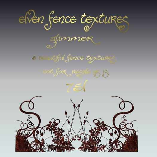 Elven fences glimmer